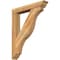 Ekena Millwork Funston Traditional Rough Sawn Bracket w/ Offset Brace, Western Red Cedar, 6"W x 34"D x 42"H BKT0604X34X42FST01RWR - alternate 1